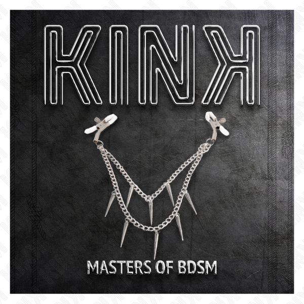 Kink pinzas para pezones con cadena de púas 30 cm