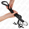 Kink látigo de serpiente con anillo de mano negro 65 cm