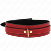 Kink collar ajustable rojo vino detalles dorados 29 42.5 cm x 4 cm