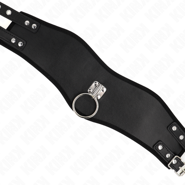 Kink collar con correa 65 cm ancho negro ajustable 40 55 cm x 10 cm