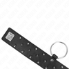 Kink collar con correa 65 cm con tachuelas plateadas modelo 5 ajustable 36 43 cm x 5 cm