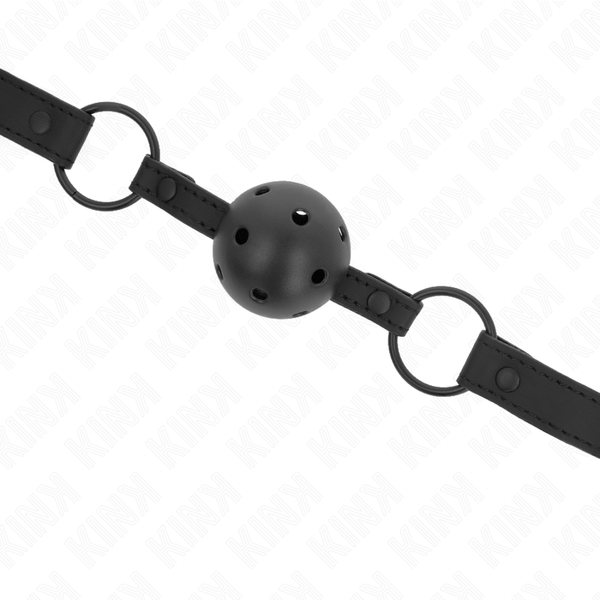 Kink mordaza de bola 4.5 cm de neopreno 63.5 x 2 cm ajustable 41 x 59 cm