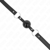 Kink mordaza de bola 4 cm tpe con candado negro 60 x 2 cm