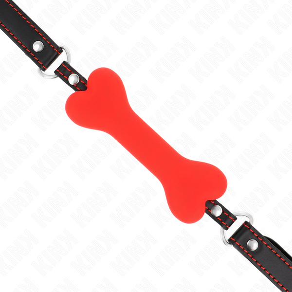 Kink mordaza de hueso 12 cm rojo 63 x 2 cm