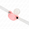 Kink mordaza forma chupete 5.5 x 4 cm rosa ajustable 43 60 cm