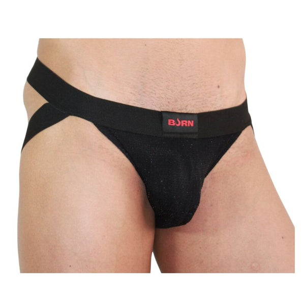 Burn 003 jock brillante negro xl