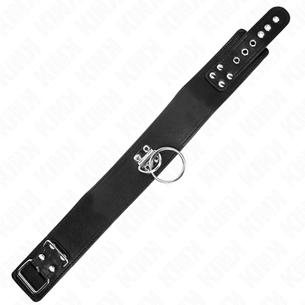 Kink collar con correa 116 cm con tachuelas correa polipiel 50 x 5 cm
