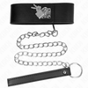 Kink collar con correa 65 cm ancho negro ajustable 33.5 41 cm x 5 cm