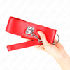 Kink collar con correa 65 cm ancho rojo ajustable 33.5 41 cm x 5 cm