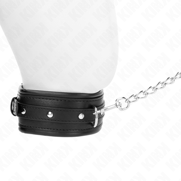Kink collar con correa 65 cm hebilla brillante 48.5 cm x 5.3 cm
