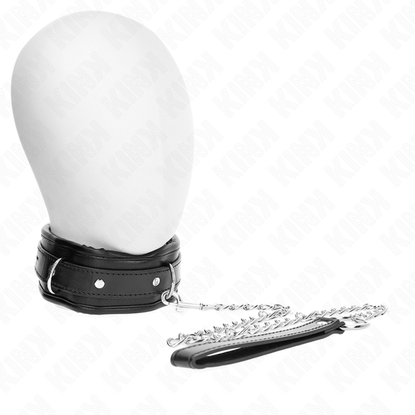 Kink collar con correa 65 cm pesado modelo 1 ajustable 36.5 50 cm