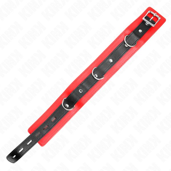 Kink collar con correa 65 cm rojo 54 x 4.5 cm