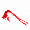 Kink látigo con mango texturizado rojo 48.5 cm