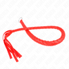 Kink látigo de serpiente con anillo de mano rojo 65 cm