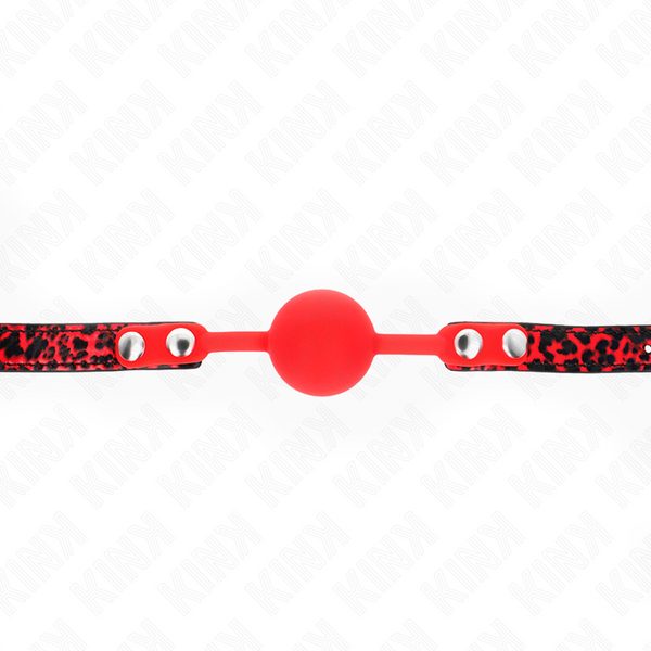 Kink mordaza de bola 4 cm de silicona modelo 2 60 x 2 cm