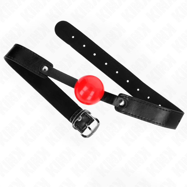 Kink mordaza de bola 4 cm suave de tpe modelo 1 66 x 2.5 cm ajustable 41 61 cm