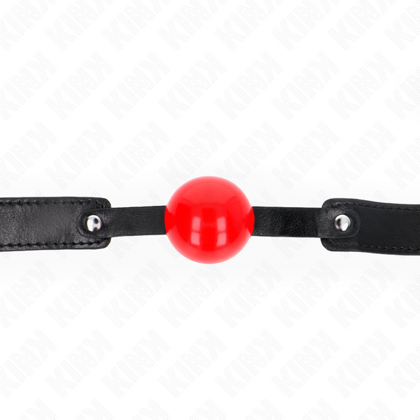 Kink mordaza de bola 4 cm suave de tpe modelo 1 66 x 2.5 cm ajustable 41 61 cm