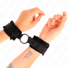 Kink muñequeras 25 cm para principiantes con anilla 4 cm negro ajustable 15 25 cm