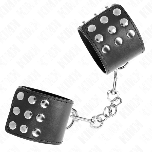 Kink muñequeras con cierre a presión ajustable negro 19 24 cm x 5.5 cm