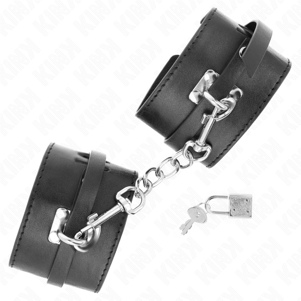 Kink muñequeras deluxe con cierre de candado ajustable 14.5 21 cm x 6 cm