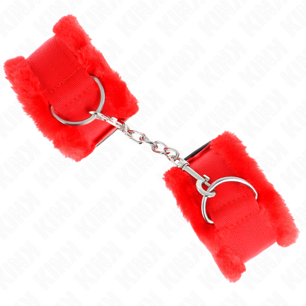 Kink muñequeras forrada rojo ajustable 17 31 cm x 7 cm