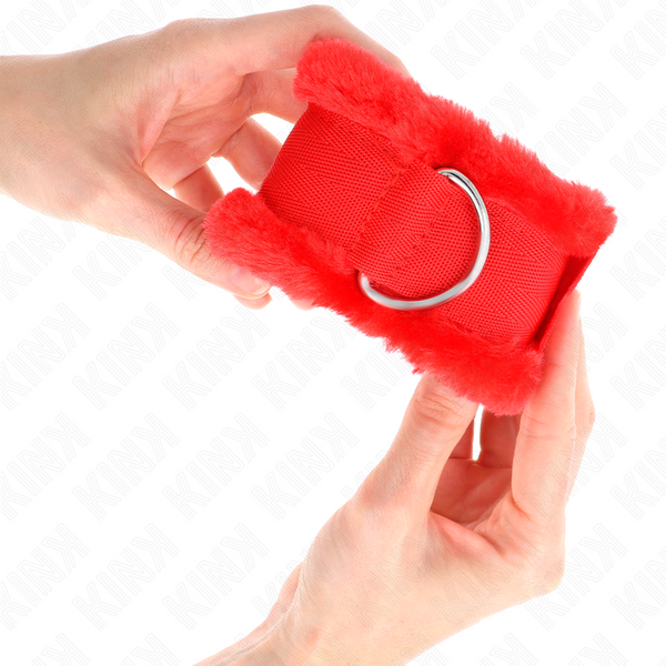Kink muñequeras forrada rojo ajustable 17 31 cm x 7 cm