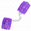 Kink muñequeras forradas premium violeta con correa violeta ajustable 17 29 cm x 6 cm
