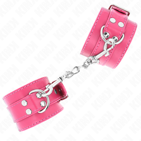 Kink muñequeras fucsia con detalles en fucsia ajustable 20 28 cm x 5.5 cm