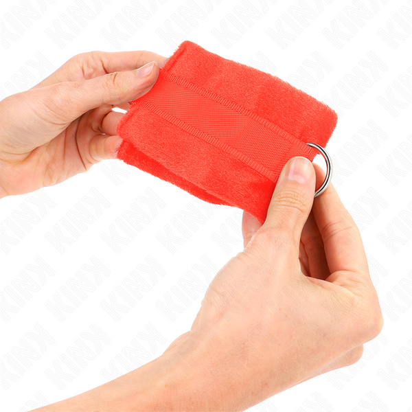 Kink muñequeras para principiantes rojo 30 x 7 cm
