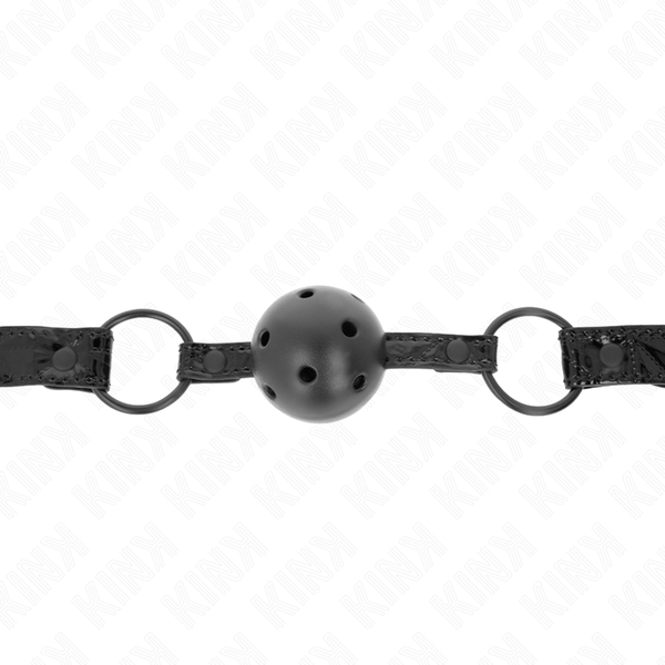 Kink mordaza de bola 4.5 cm con patrón de diamante modelo 3 64.5 cm ajustable 42 60 cm