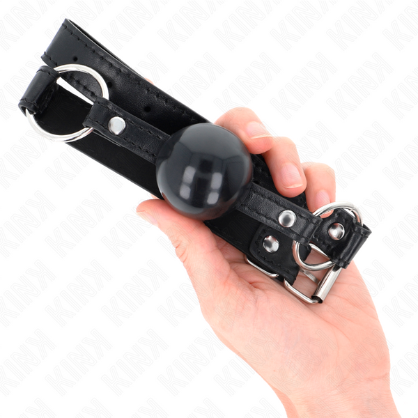 Kink mordaza de bola 4 cm tpe negro 60 x 2 cm