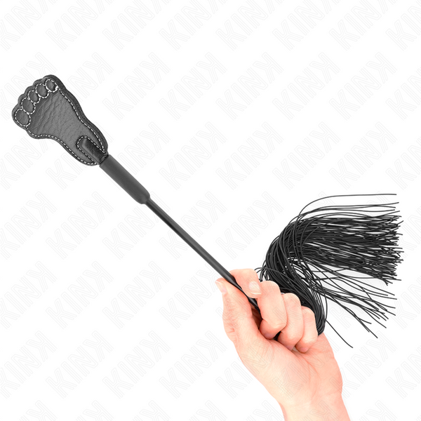 Kink pala forma de pie con látigo de borla 31 cm