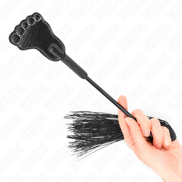 Kink pala forma de pie con látigo de borla 31 cm