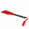 Kink látigo mini piel de ante rojo 30 cm