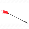 Kink plumas múltiples para cosquillas rojo 45 cm