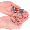 Kink pinzas para pezones compresora tornillo de banco con cadena 30 cm