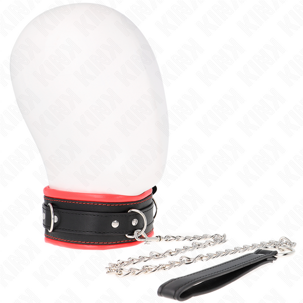 Kink collar con correa 65 cm pesado modelo 3 ajustable 36.5 50 cm