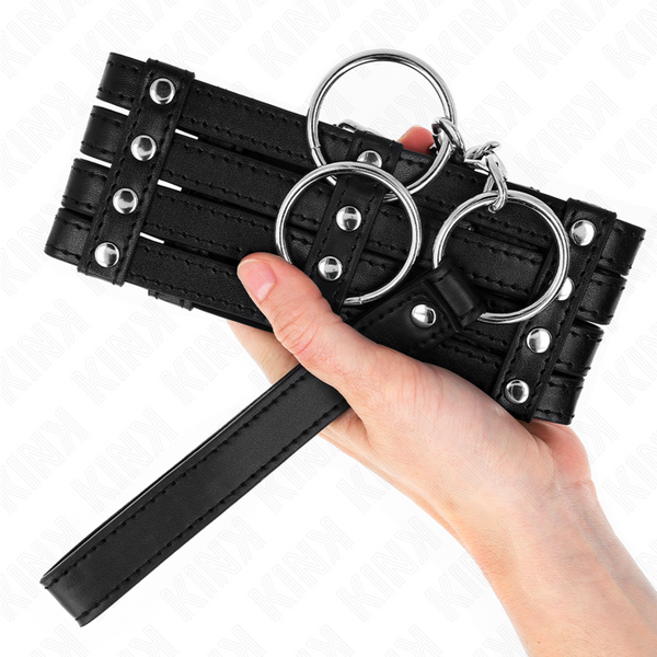 Kink collar con correa 65 cm estilo sub ajustable 35 51 cm x 7 cm
