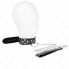 Kink collar con correa 65 cm remache anilla negro ajustable 36 50 cm x 3.8 cm