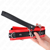 Kink collar con correa 65 cm modelo básico modelo 3 rojo 53 x 5 cm
