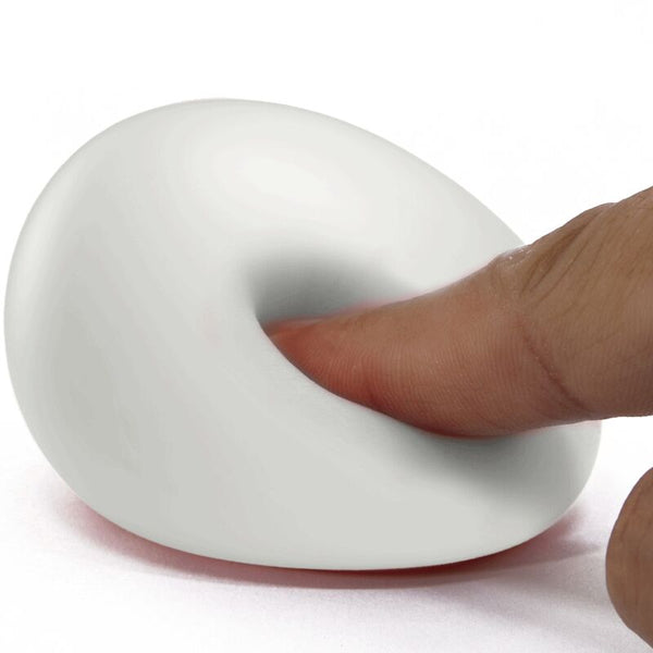 Pretty masturbador masculino huevo blanco modelo 2