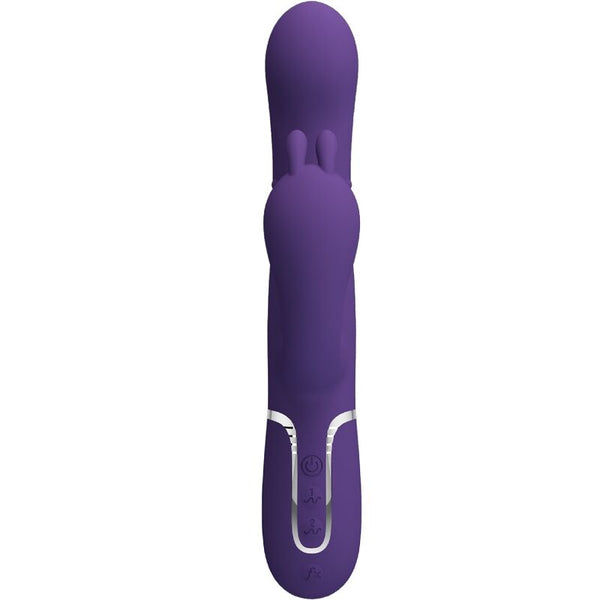 Cammy triple vibrador multifunción 4 en 1 morado