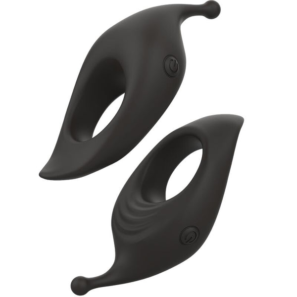 Bcharmed rhythm infinite deluxe anillo para pene 15 vibraciones negro