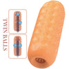 Pretty twin balls masturbador masculino naranja