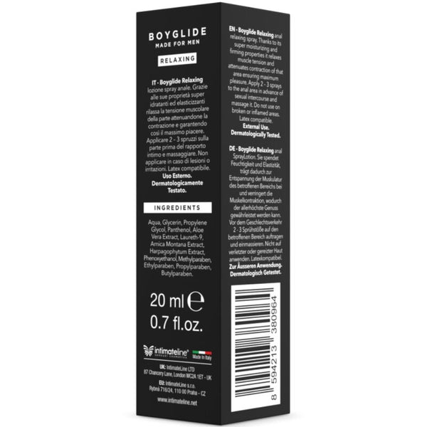 Intimateline boyglide anal relajante anal spray 20 ml