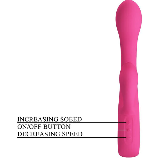 Fritz vibrador rabbit 12 vibraciones rosa