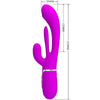 Shania triple vibrador rabbit multifunción rosa