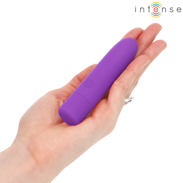 Symone bala vibradora recargable por usb 8 vibraciones morado 10 x 2.2 cm
