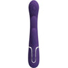 Shania triple vibrador rabbit multifunción morado