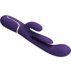 Shania triple vibrador rabbit multifunción morado